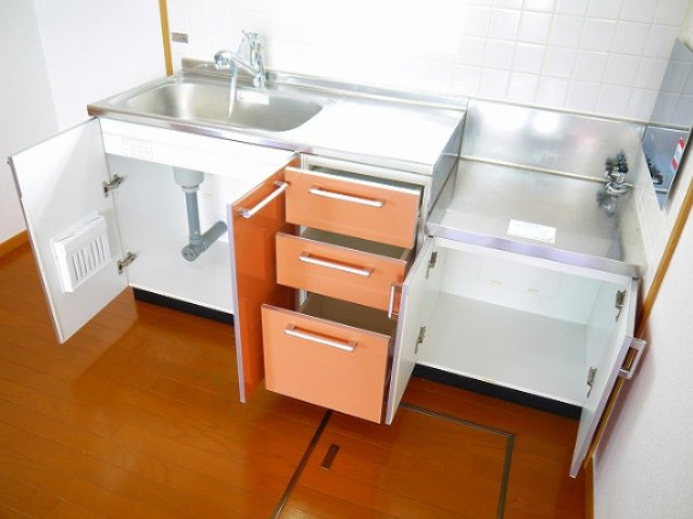 ベルコート（上之庄）のキッチン|きれいなキッチンです