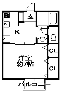 【間取り】 | ヴェール広野