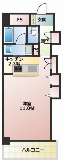 カーサ地球33番地の間取り