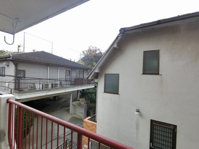 【展望】 | 富士見コーポ | 2階部分からの眺望です。
晴れた日は陽当たり良好です♪