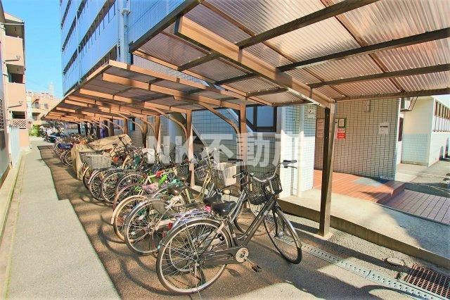 【その他共用部分】 | スカイハイツ（長田賃貸） | 駐輪場です