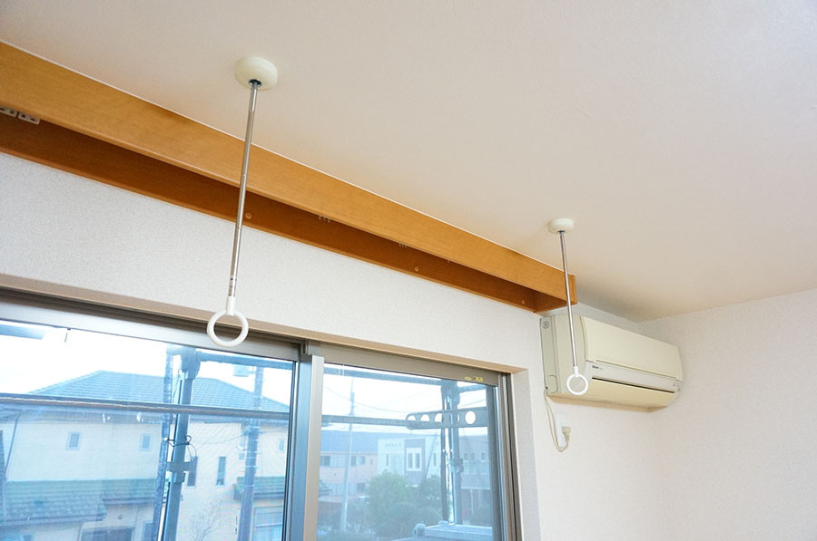 カーサビアンコ成田空港の設備|室内洗濯物干し