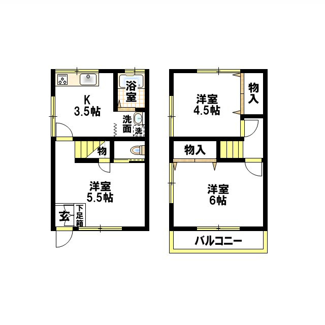 第2都荘の間取り