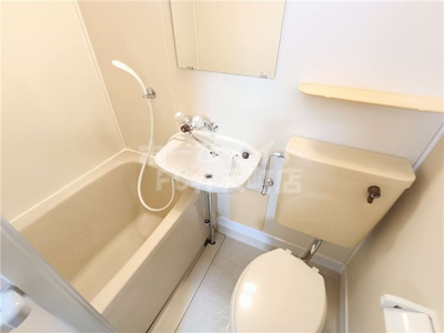 【浴室】 | 夕凪ハイツ | 日々の疲れを癒すお風呂付です