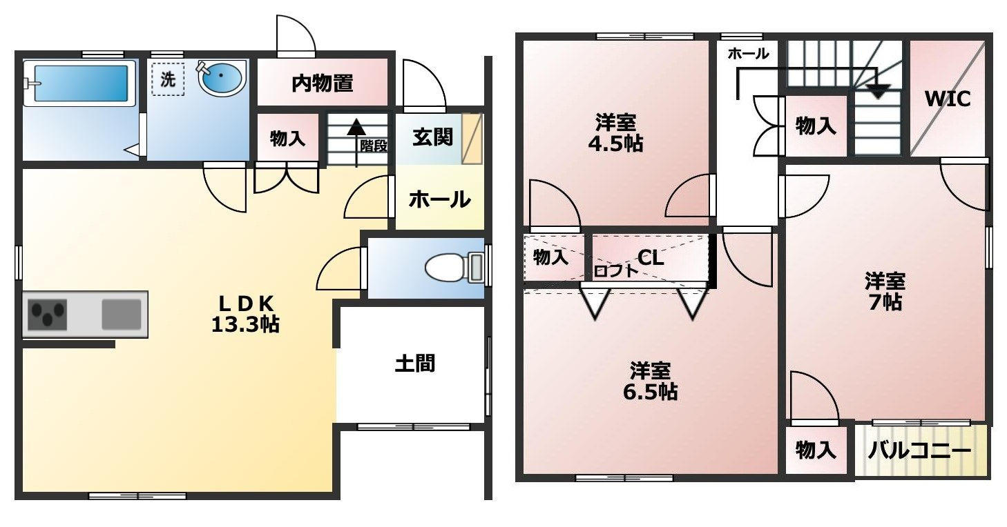 [Wi-Fi]彩りあふれるNewCityの間取り