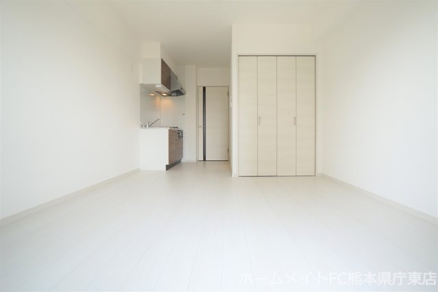 熊本市南区田迎３丁目の賃貸マンションの居間・リビング