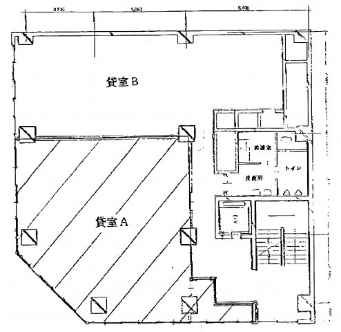 豊島区南池袋１丁目の店舗事務所の間取り