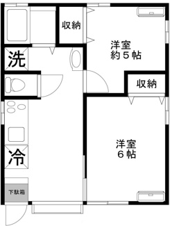 【間取り】 | ハウスミモザ