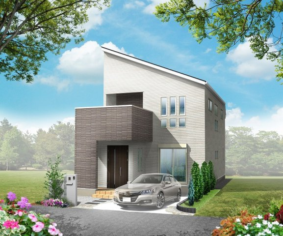 グラッド・タウン雁屋北町　２期の外観|■外観のデザインは、お客様にてデザイン可能です♪♪
■３階建てもＯＫ♪♪　※別途費用が必要です