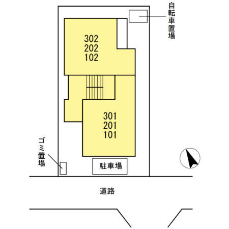 コンフォールSの区画図