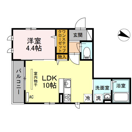 コンフォールSの間取り