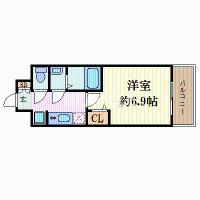 【間取り】 | プレサンス京都二条　京華