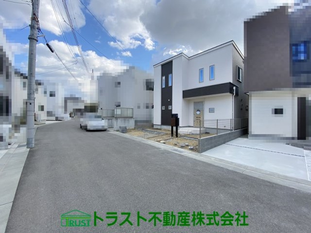 神戸市垂水区舞多聞西6丁目　28号地の前面道路含む現地写真