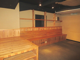 【内装】 | 北野坂沿い居酒屋居抜き | ベンチ