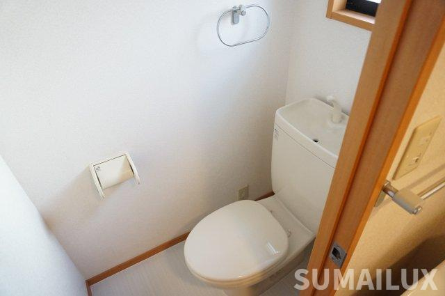 熊本市中央区九品寺２丁目の賃貸マンションのトイレ