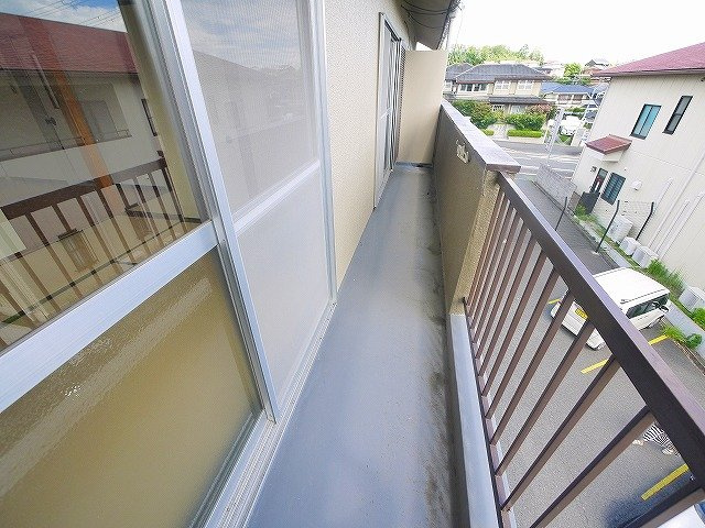 緑町ハイツのバルコニー|バルコニー付きです