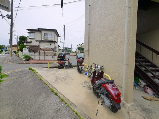 緑町ハイツのその他共用部分|自転車置き場になります
