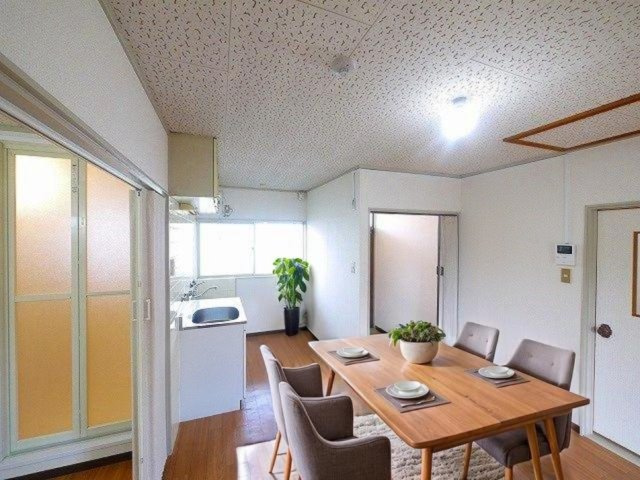 緑町ハイツの居間・リビング|CGで家具等を配置したもので家具等は含まれません