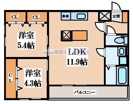 【間取り】 | Gradito東石切