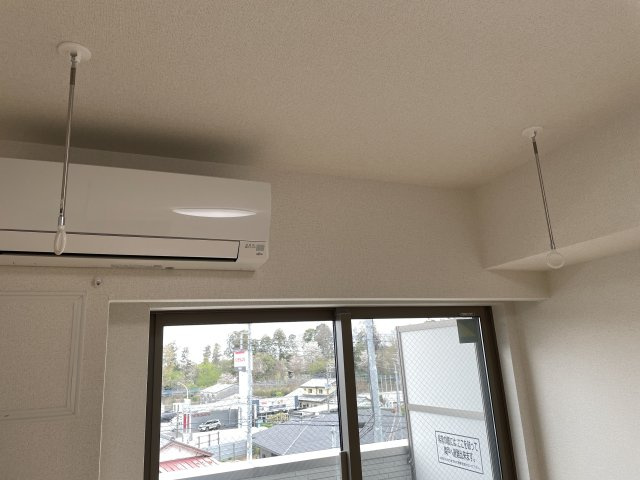 キングキャッスル壱番館の内装|室内物干し