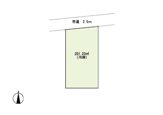 【土地図】 | 八幡2丁目　売物件