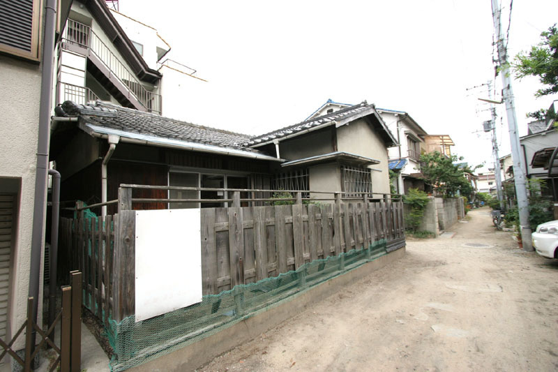 笠屋町平屋一戸建て貸家の外観