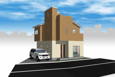 【外観パース】 | OHANA TOWN小園 | 外観パースです