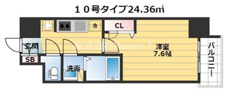 【間取り】 | プレサンス堺筋本町センティス