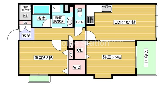 【間取り】 | アリュレ御幣島