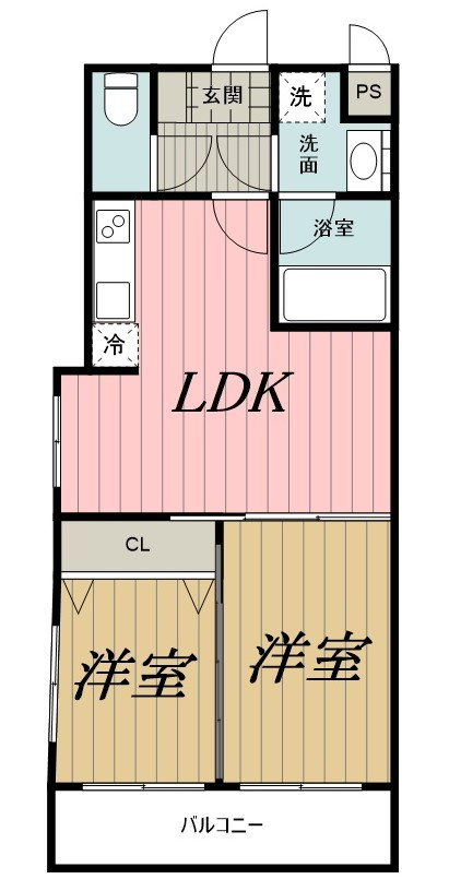 メルヴェーユ蘇我の間取り