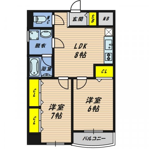 【間取り】 | リトルハウス中央