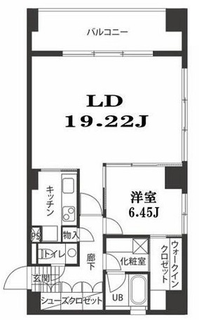 千代田区富士見１丁目の賃貸マンションの間取り