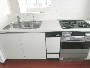 荒川区西日暮里２丁目の賃貸マンションのキッチン