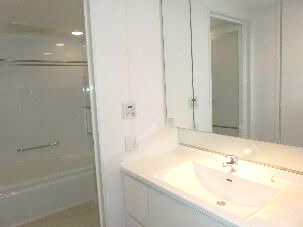 荒川区西日暮里２丁目の賃貸マンションの独立洗面台