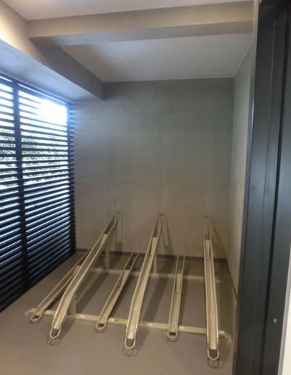 ソレーユ四谷三丁目のその他共用部分|駐輪場