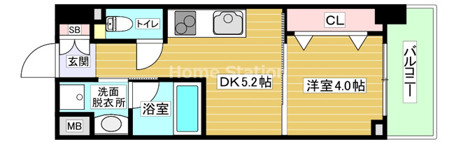 【間取り】 | エレガントレジデンス中之島 | 間取り