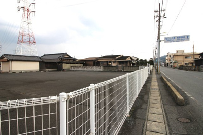【前面道路含む現地写真】 | 山陽小野田市南竜王町土地（913坪）