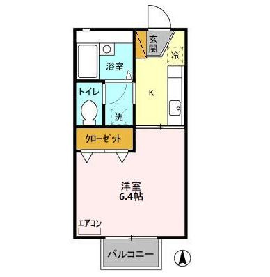 セジュール久津見の間取り