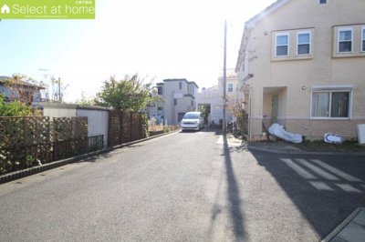 【前面道路含む現地写真】 | 海老名市門沢橋4丁目　土地（更地） | □■当社なら諸費用を最大限削減できます■□
