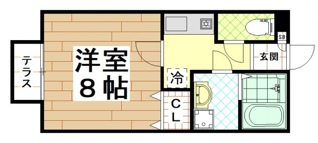 パセオ近江堂( 近畿大学 一人暮らし )の間取り