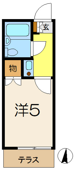 【間取り】 | サンプラザ港南中央２Ｂ棟