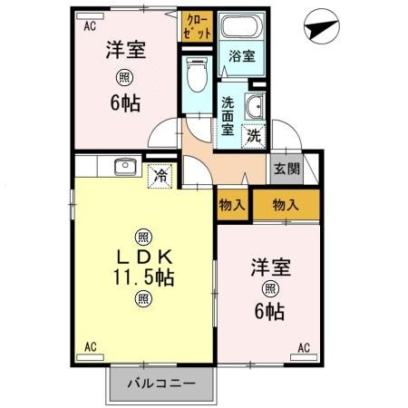 プレミールの間取り