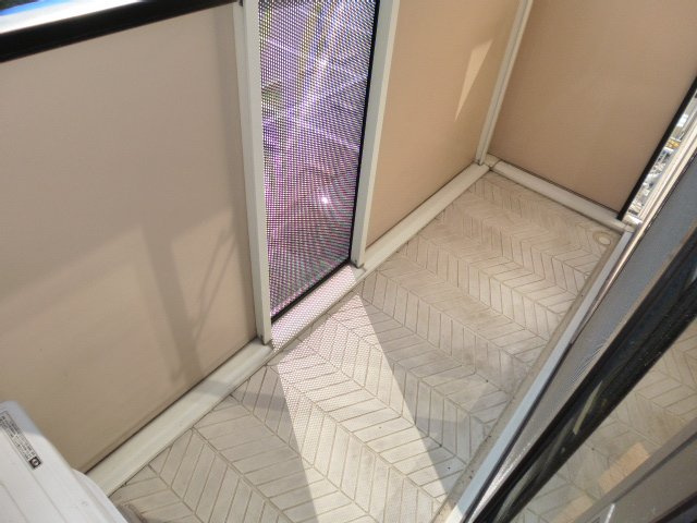 ドミール新田のバルコニー