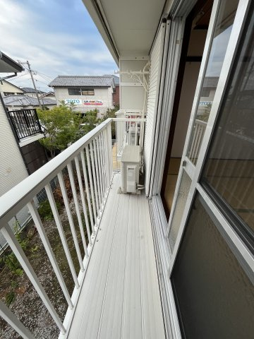 サンタウニイのバルコニー