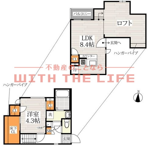 ＣＢ鳥栖プリューム【キャッシュバック対象】の間取り