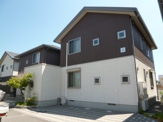 倉敷市茶屋町のアパートの外観