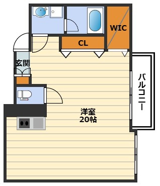 リバープレイス梅田北の間取り
