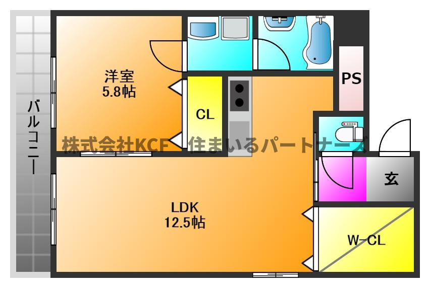 すかる通東の間取り
