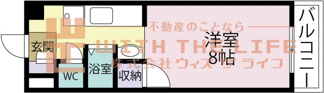 江崎ガーデンビル【キャッシュバック対象物件】の間取り