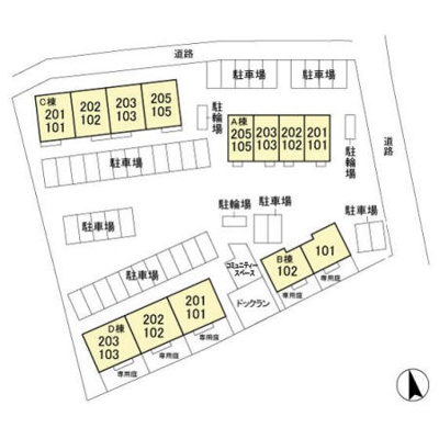 【区画図】 | グランライトA